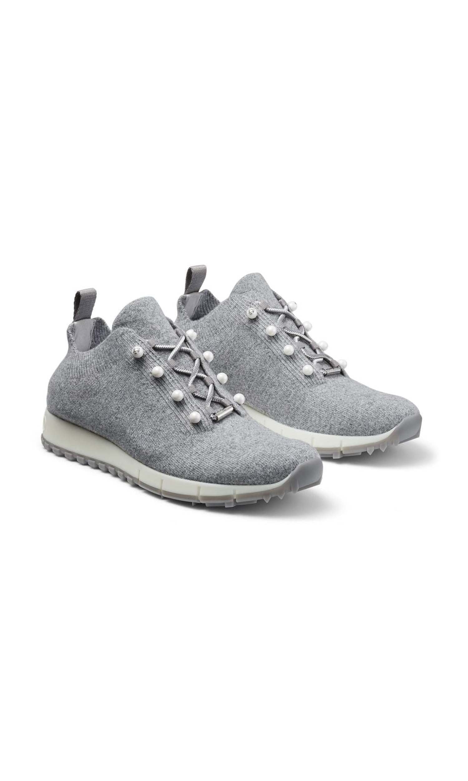 Jimmy Choo Veles Cashmere Knit Trainers Glam Steals