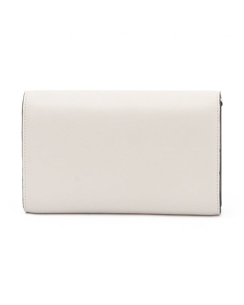 Jimmy Choo White Leather Avenue Shoulder Strap Bag Glam Steals