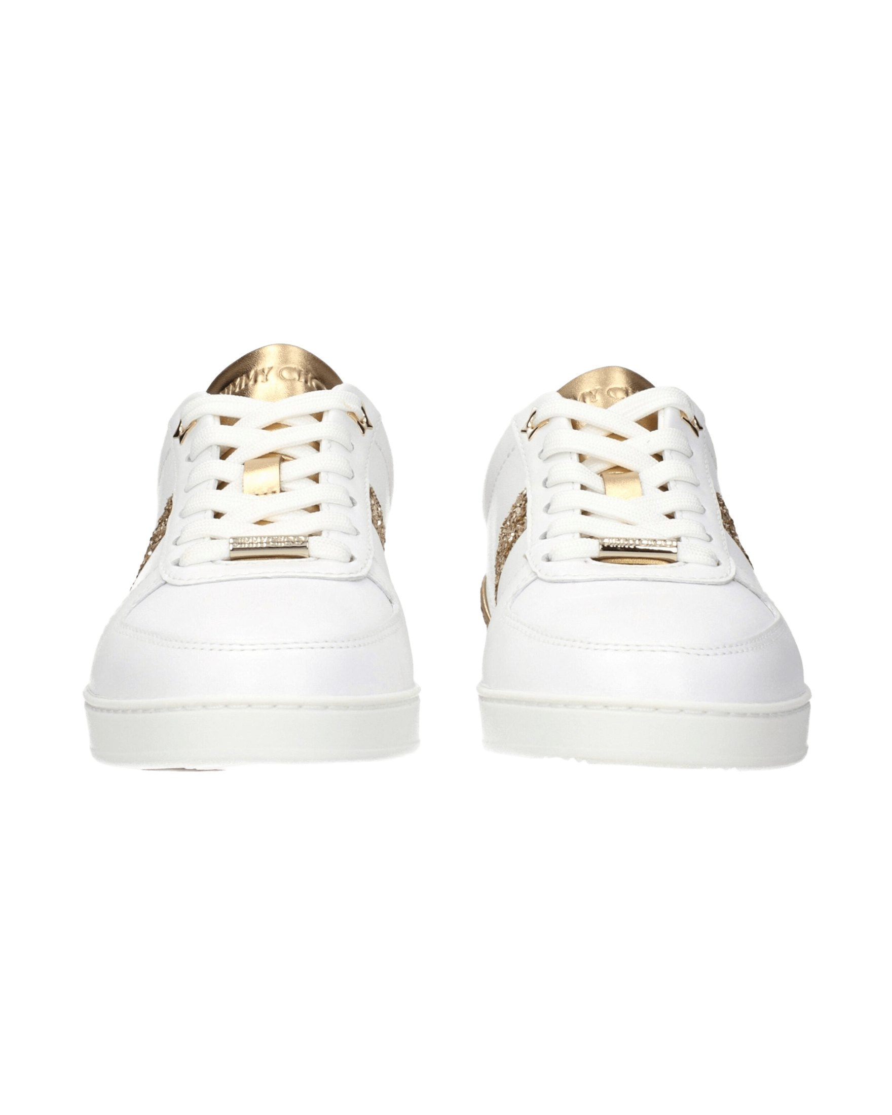 Jimmy Choo White Leather Low Top