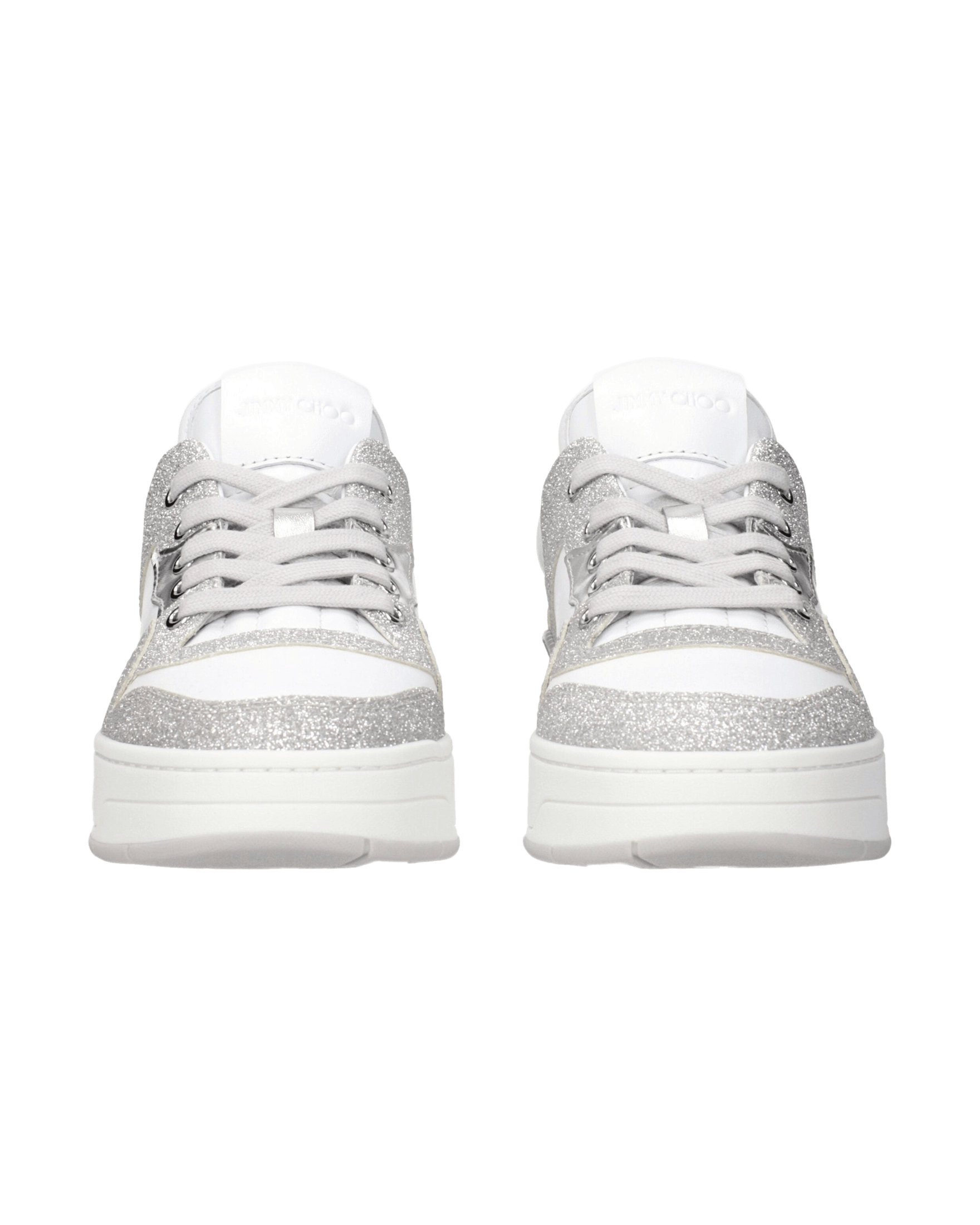Jimmy Choo White Leather Low Top
