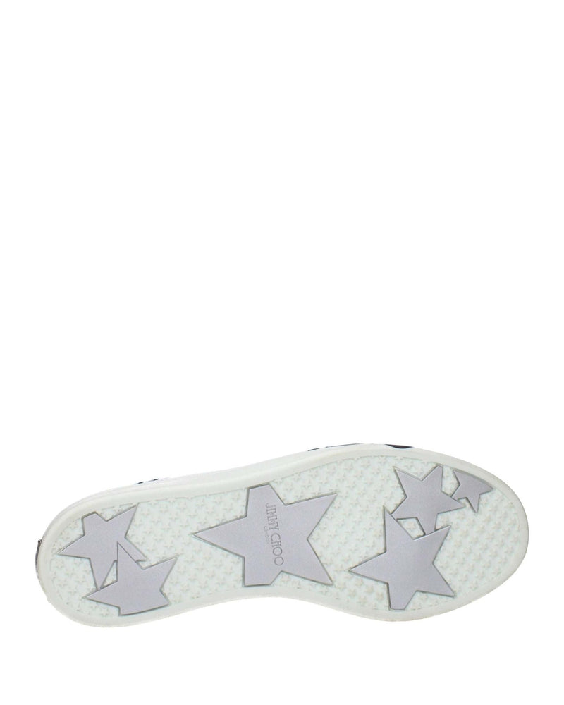 Jimmy Choo White Leather Low Top Sneakers Glam Steals