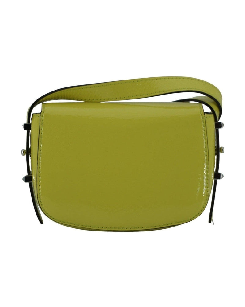 Jimmy Choo Lime Leather Small Shoulder Yellow Bag Glam Steals