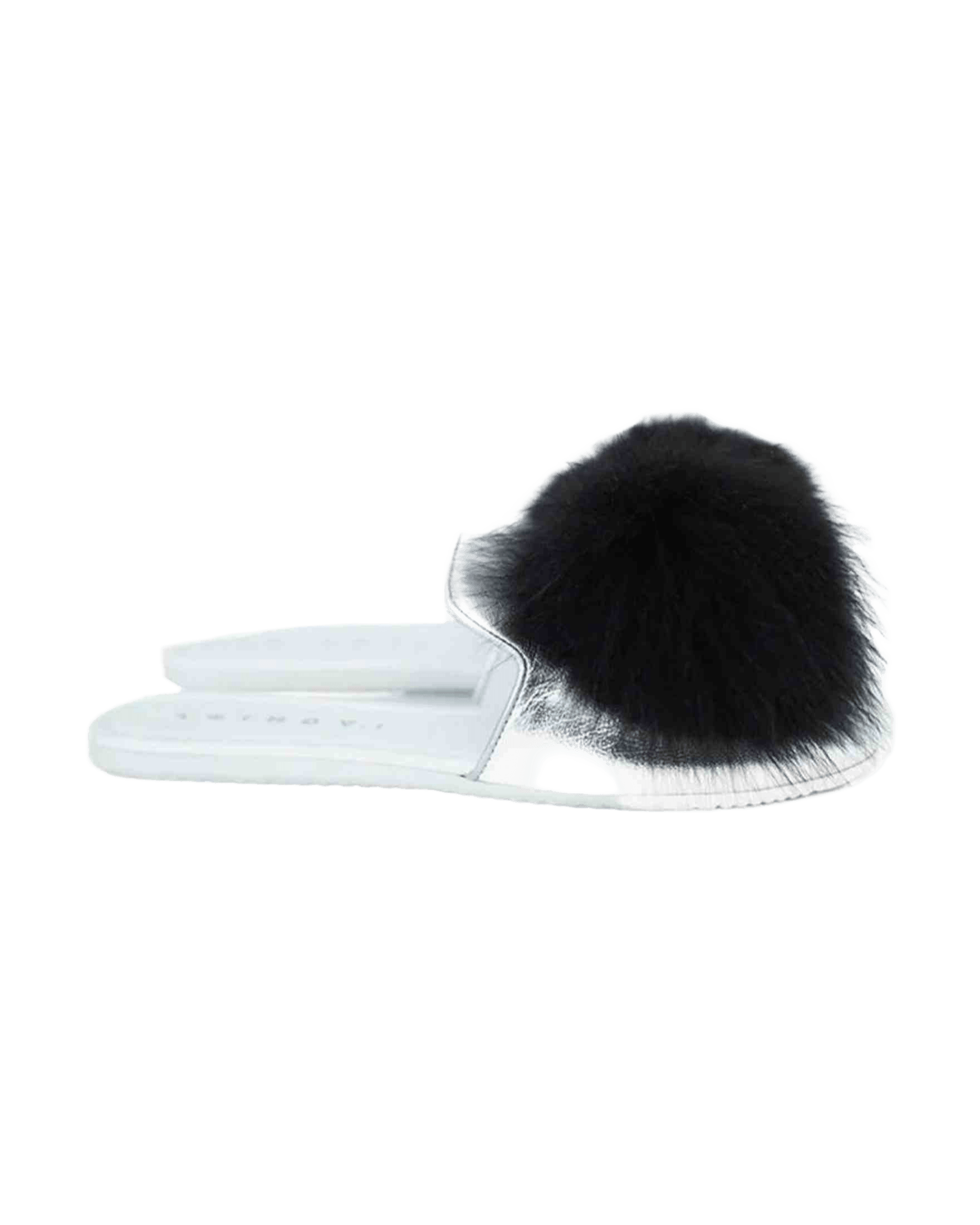 Joshua Sanders Leather And Fur Mules Glam Steals