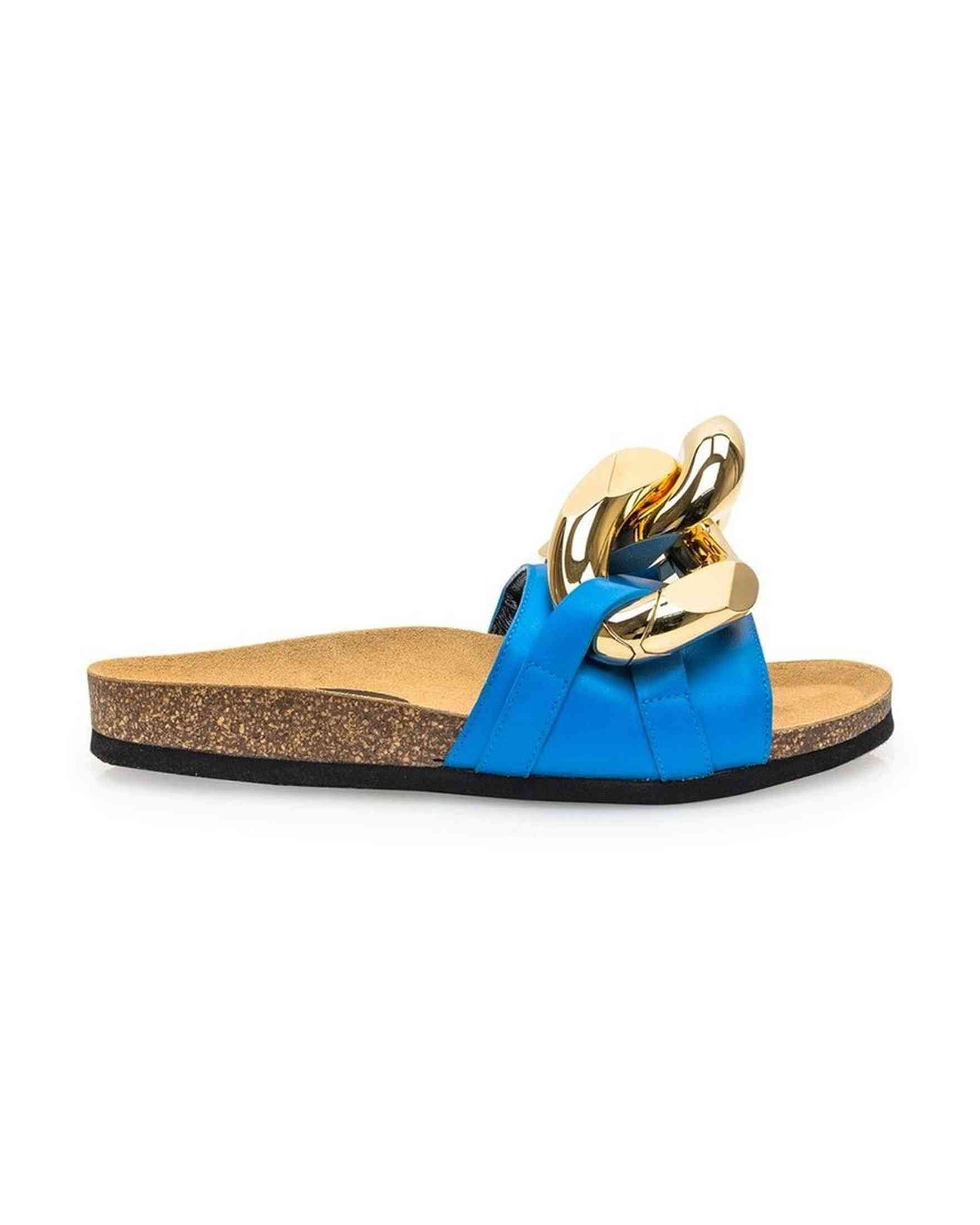 Jw Anderson Leather Flat Sandals Glam Steals