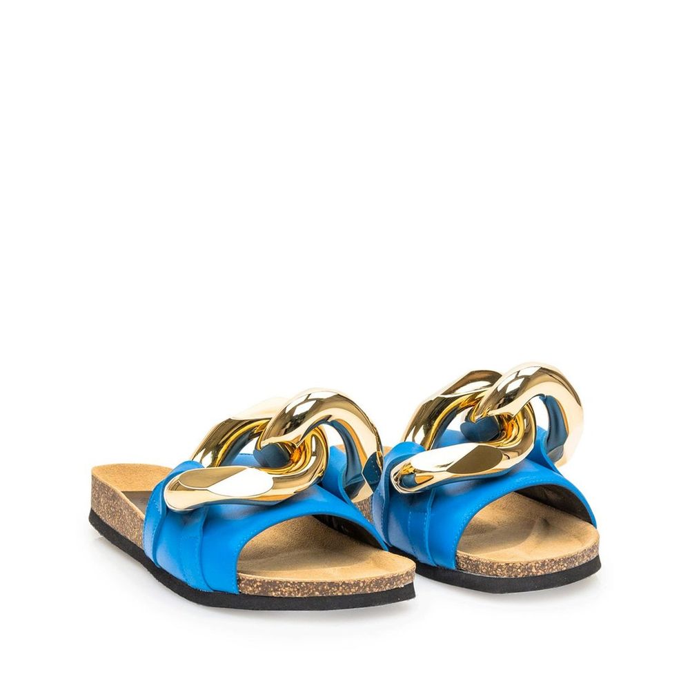 Jw Anderson Leather Flat Sandals Glam Steals