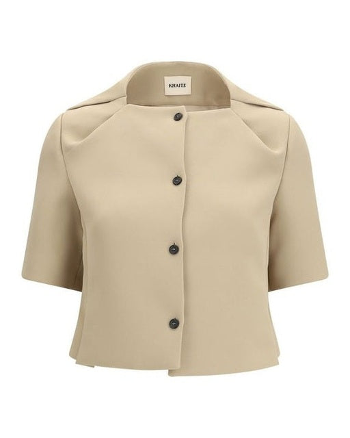 Khaite Beige Polyester Coat 