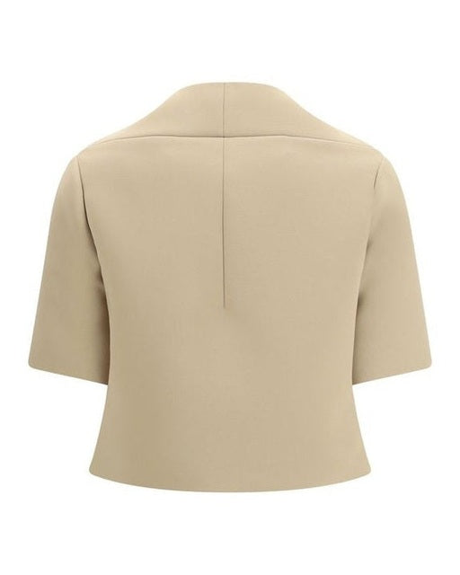 Khaite Beige Polyester Coat 