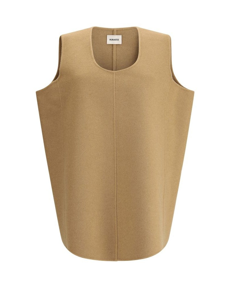 Khaite Beige Wool Casual Dress Glam Steals