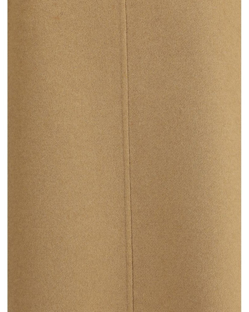 Khaite Beige Wool Casual Dress Glam Steals