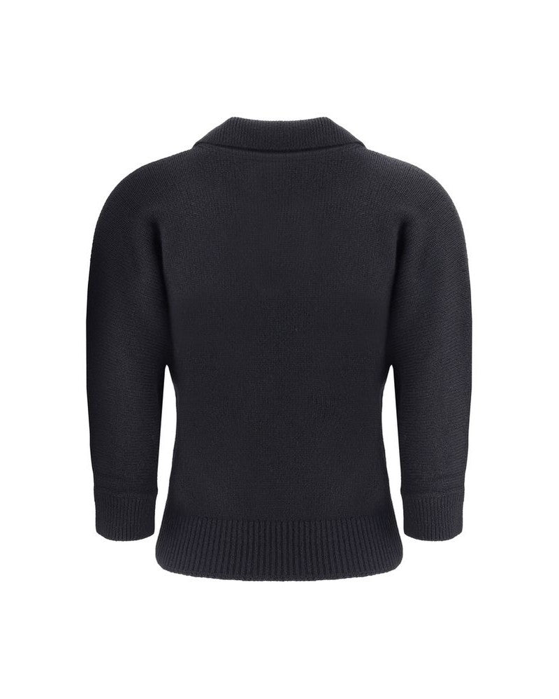 Khaite Black Cashmere Sweater Glam Steals