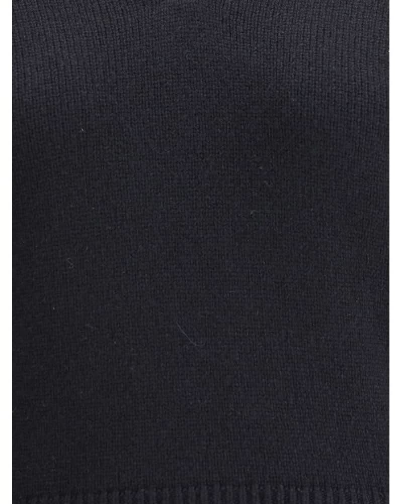 Khaite Black Cashmere Sweater 