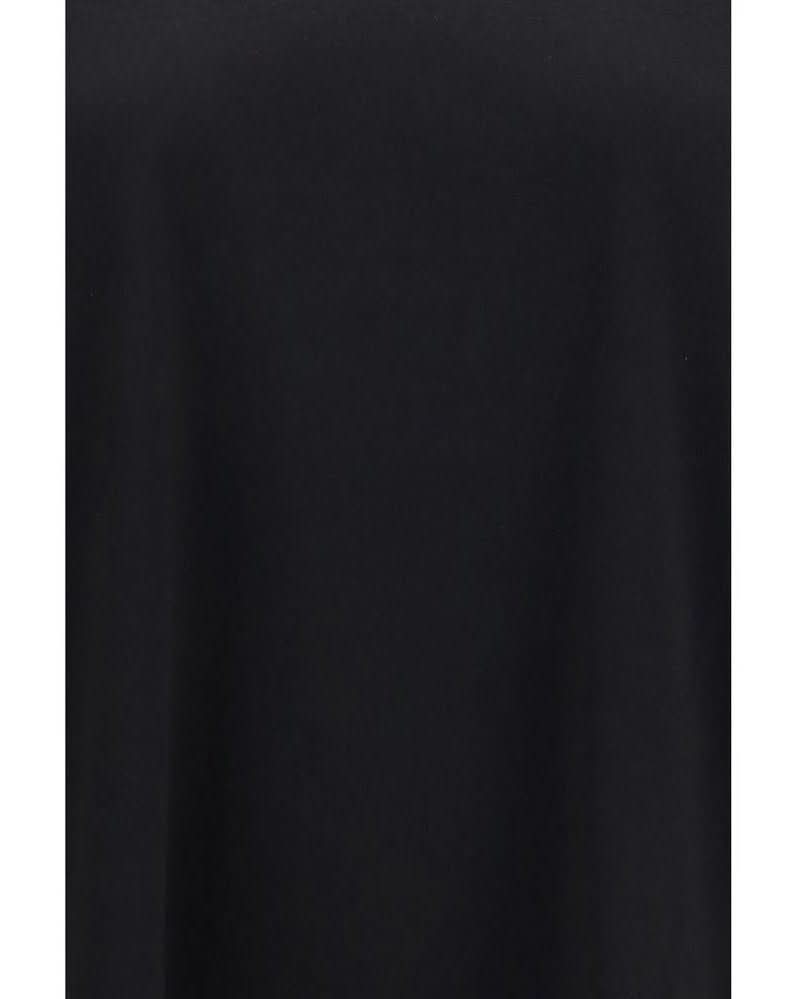 Khaite Black Cotton T-shirt Glam Steals