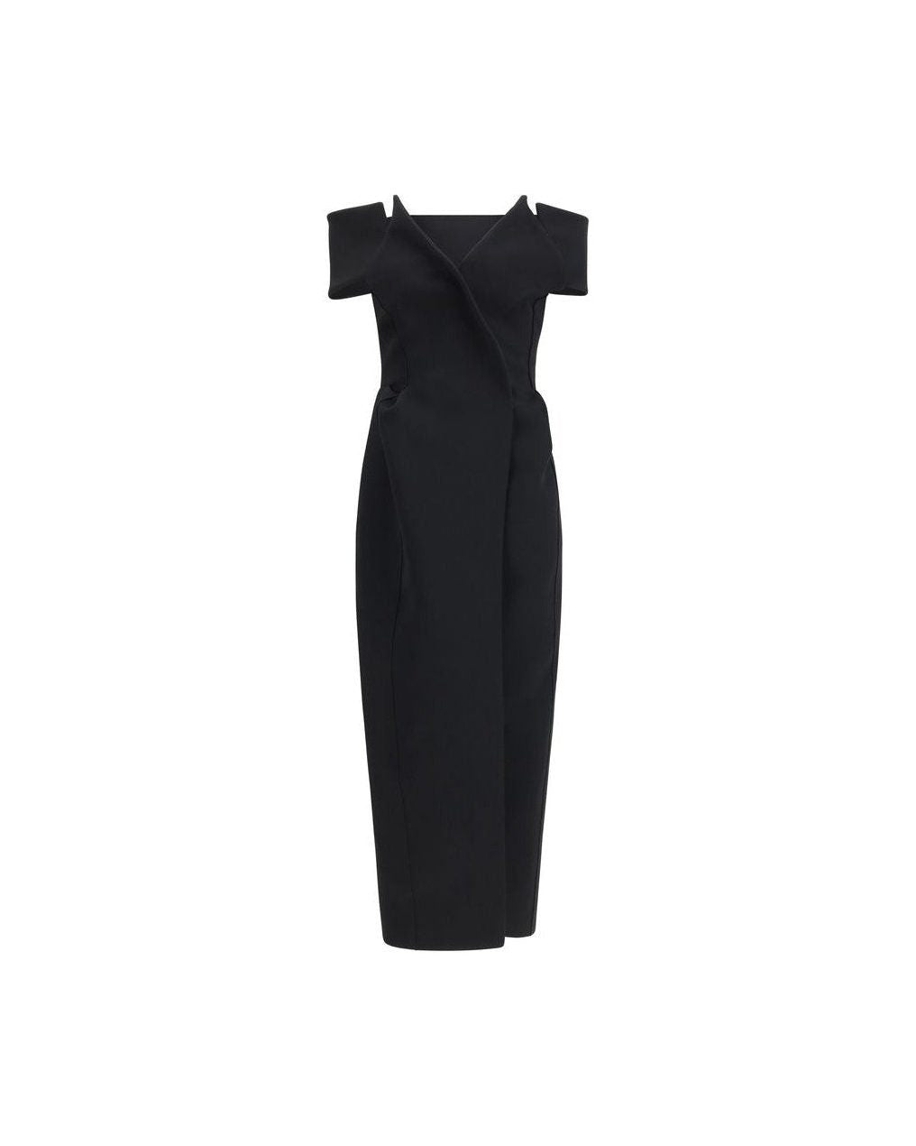 Khaite Black Polyester Cocktail Dress Glam Steals
