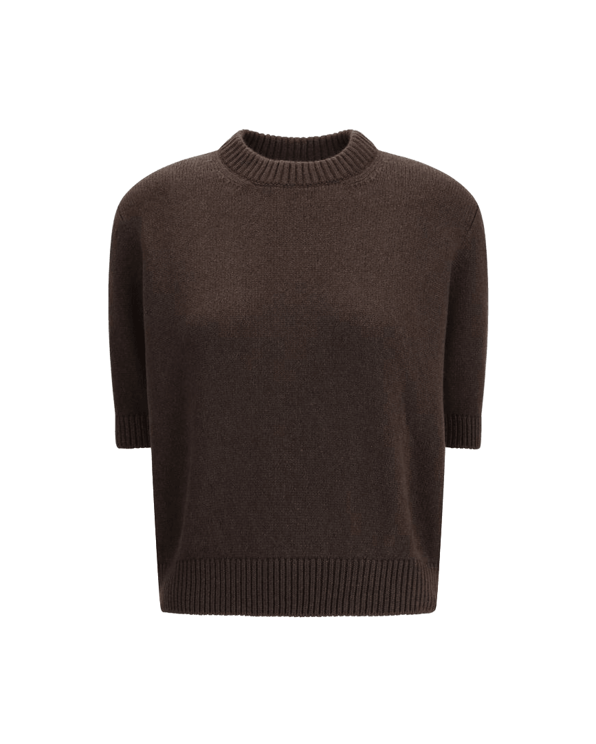 Khaite Brown Cashmere Sweater Glam Steals