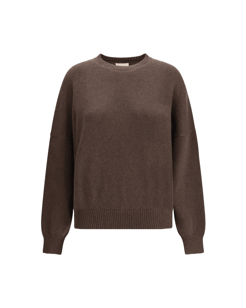 Khaite Brown Cashmere Sweater Glam Steals