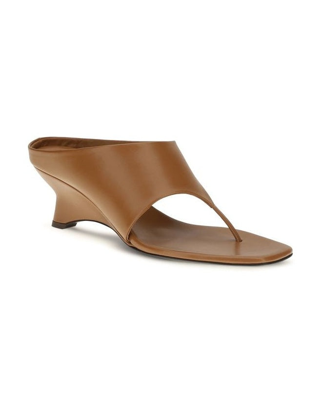 Khaite Brown Platform Sandals Glam Steals