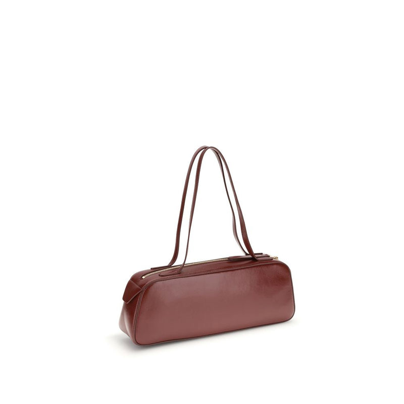Khaite Calf Leather Bos Taurus Shoulder Bag Glam Steals