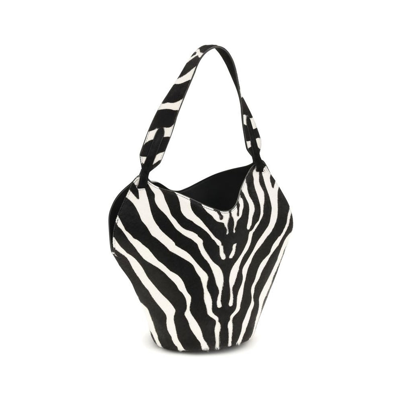 Khaite Calf Leather Bos Taurus Shoulder Bag Glam Steals