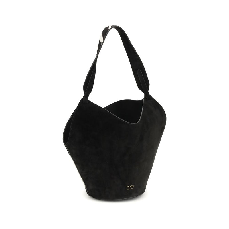 Khaite Calf Leather Bos Taurus Shoulder Bag Glam Steals