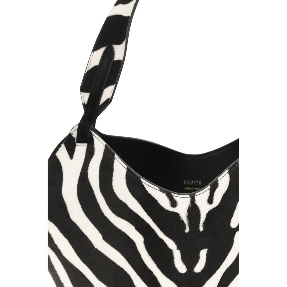 Khaite Calf Leather Bos Taurus Shoulder Bag Glam Steals