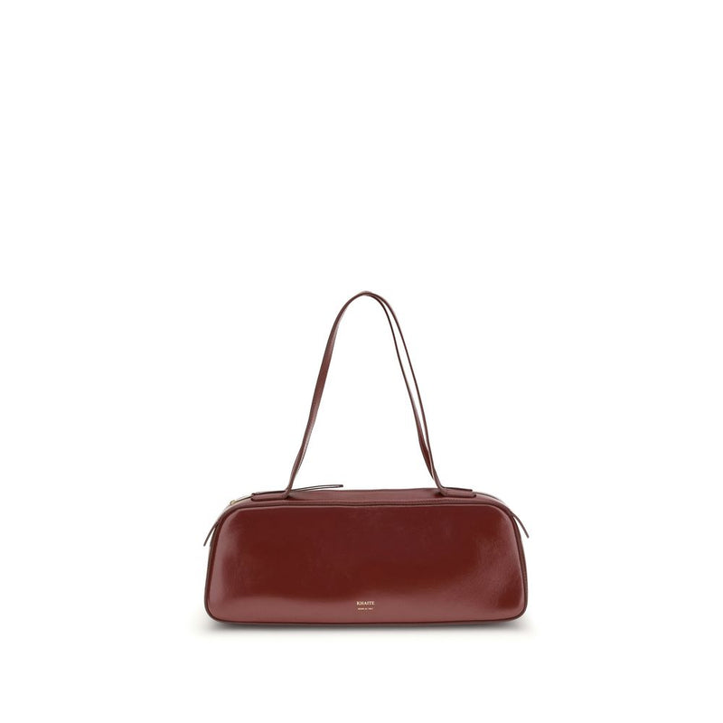 Khaite Calf Leather Bos Taurus Shoulder Bag Glam Steals