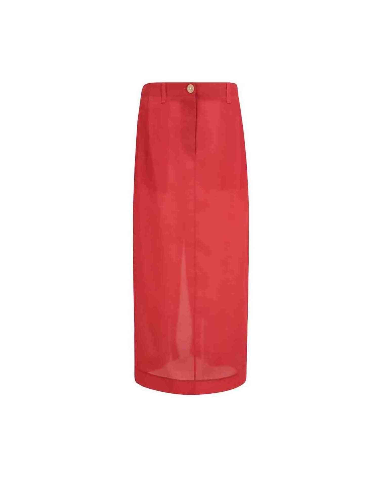 Khaite Lucian Midi Skirt Glam Steals