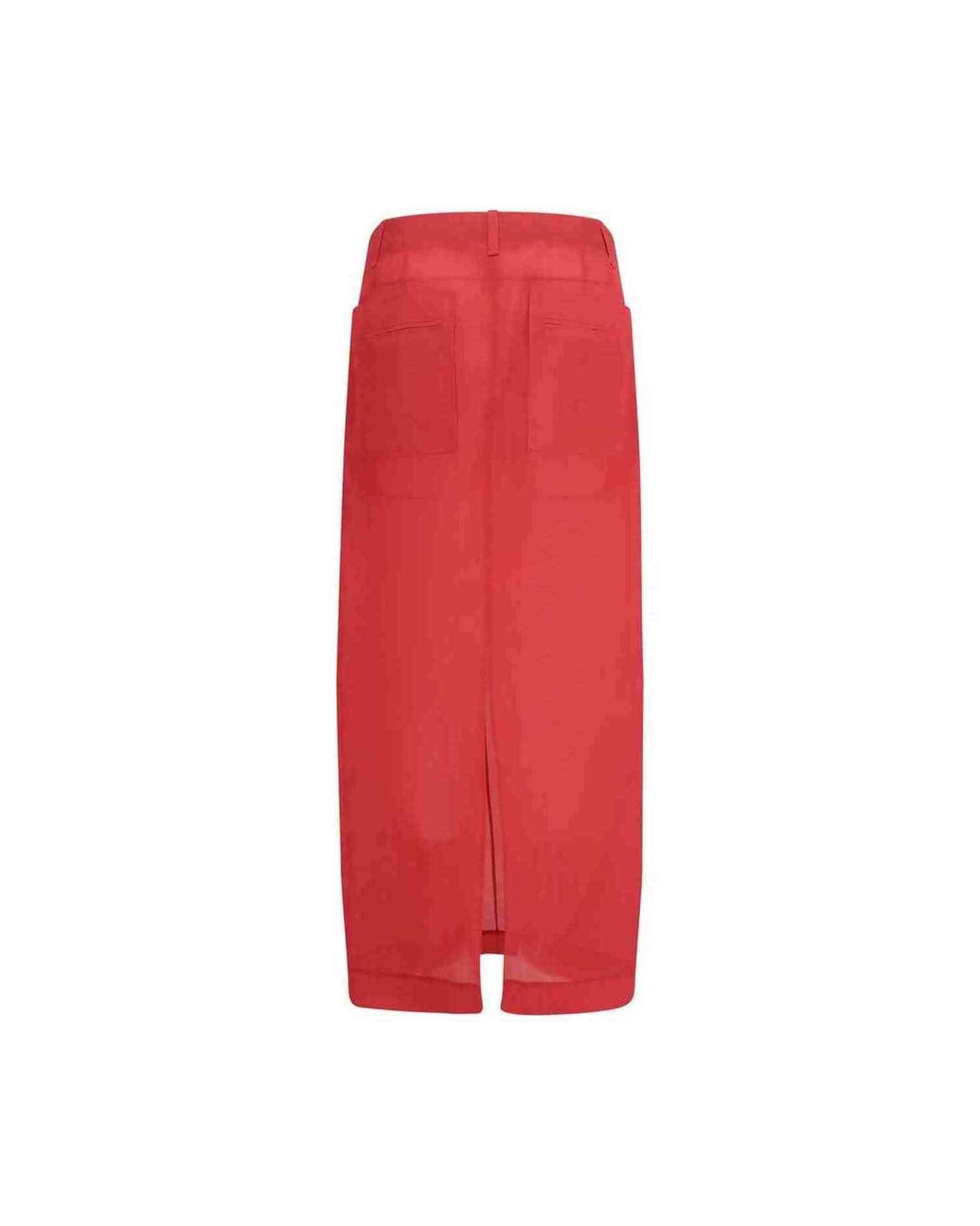 Khaite Lucian Midi Skirt Glam Steals