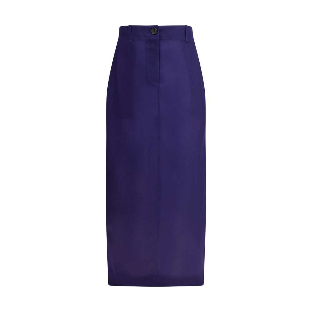 Khaite Lucian Midi Skirt Glam Steals