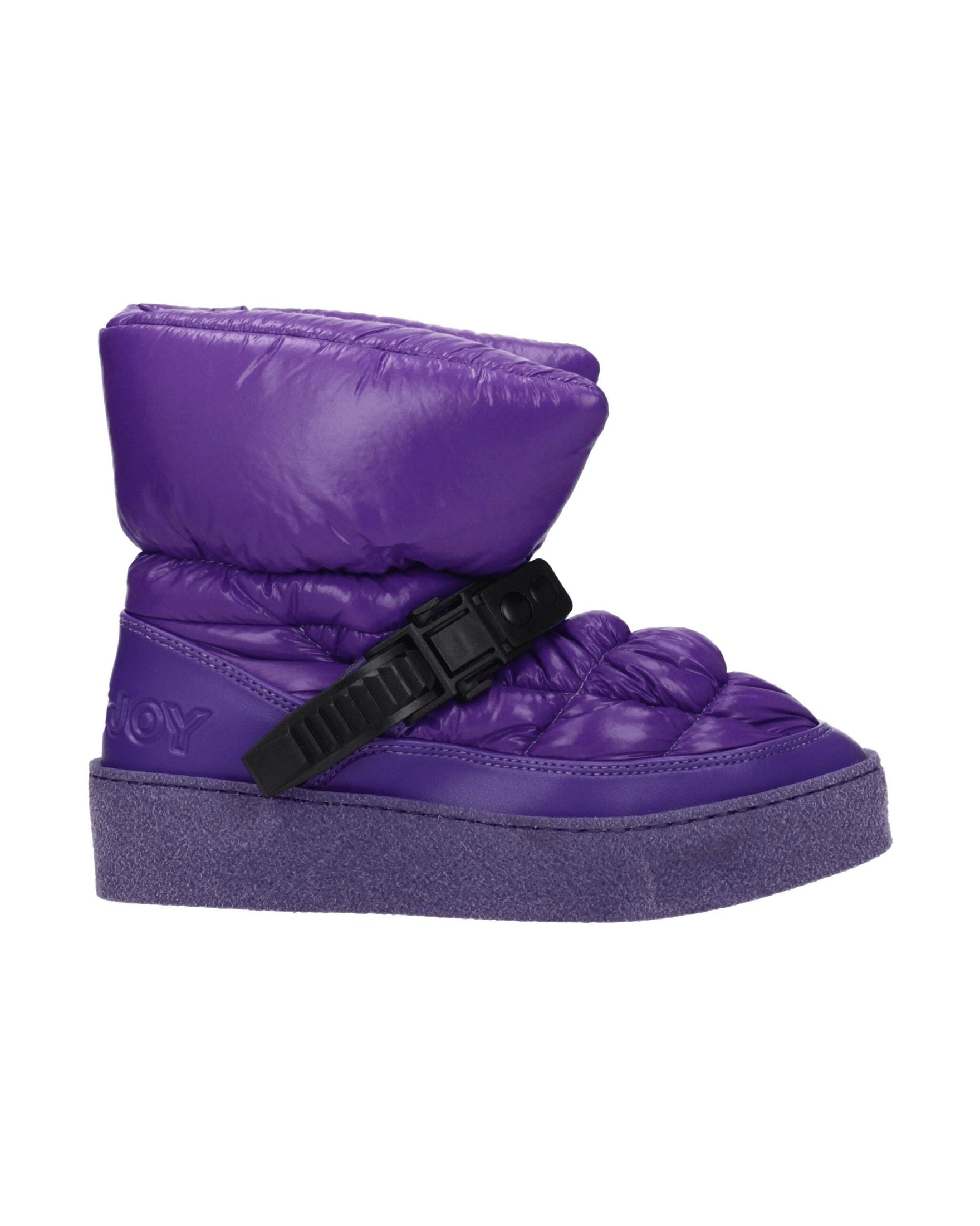 Khrisjoy Purple Polyester Ankle Boots Glam Steals