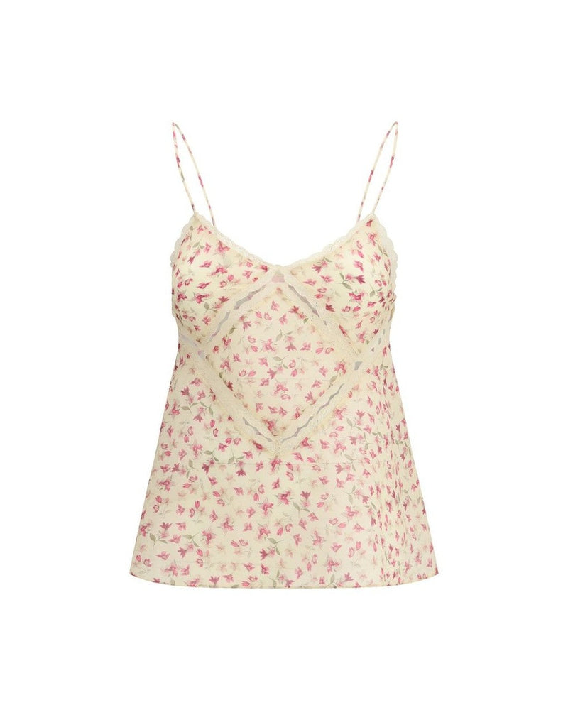 Kristina Ti Multicolor Ramie Top Glam Steals