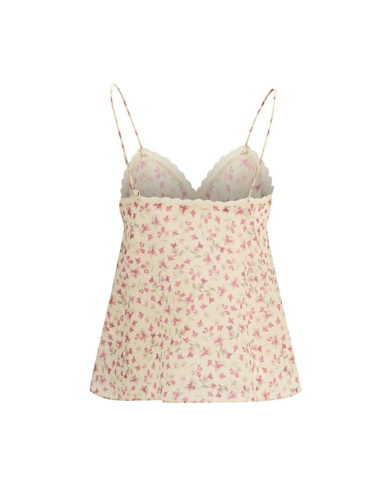 Kristina Ti Multicolor Ramie Top Glam Steals