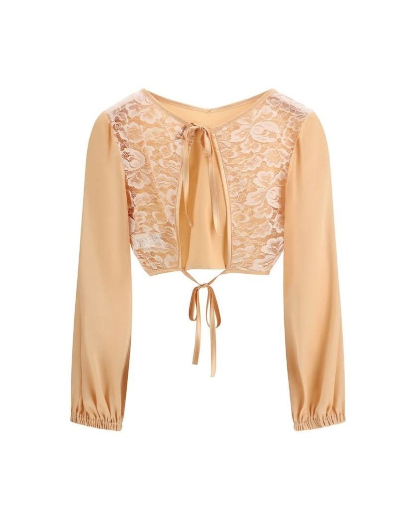 Kristina Ti Orange Silk Blouse 