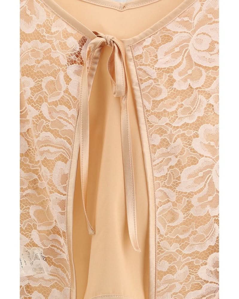 Kristina Ti Orange Silk Blouse 