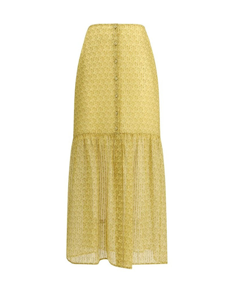 Kristina Ti Silk Long Skirt Glam Steals