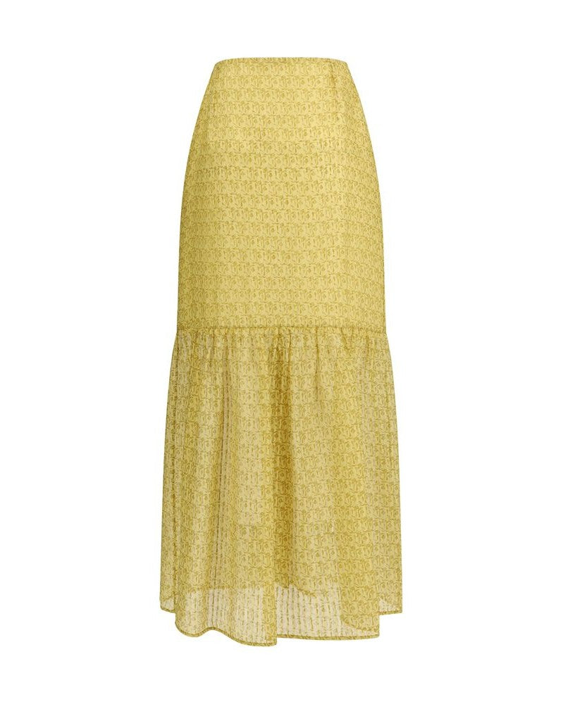 Kristina Ti Silk Long Skirt Glam Steals