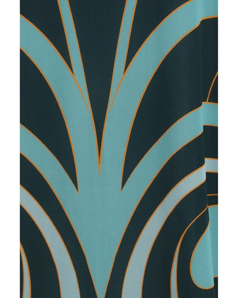 La Double J Blue Silk Cocktail Dress Glam Steals