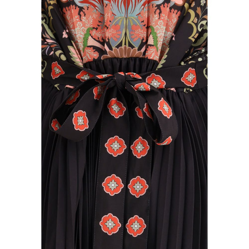 La Double J Multicolor Polyester Casual Dress Glam Steals