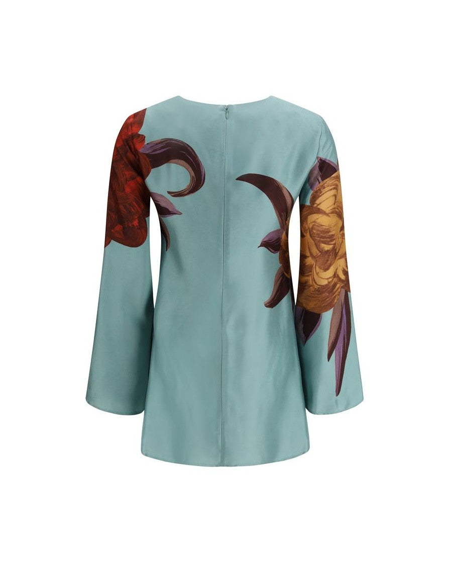 La Double J Multicolor Silk Casual Dress Glam Steals