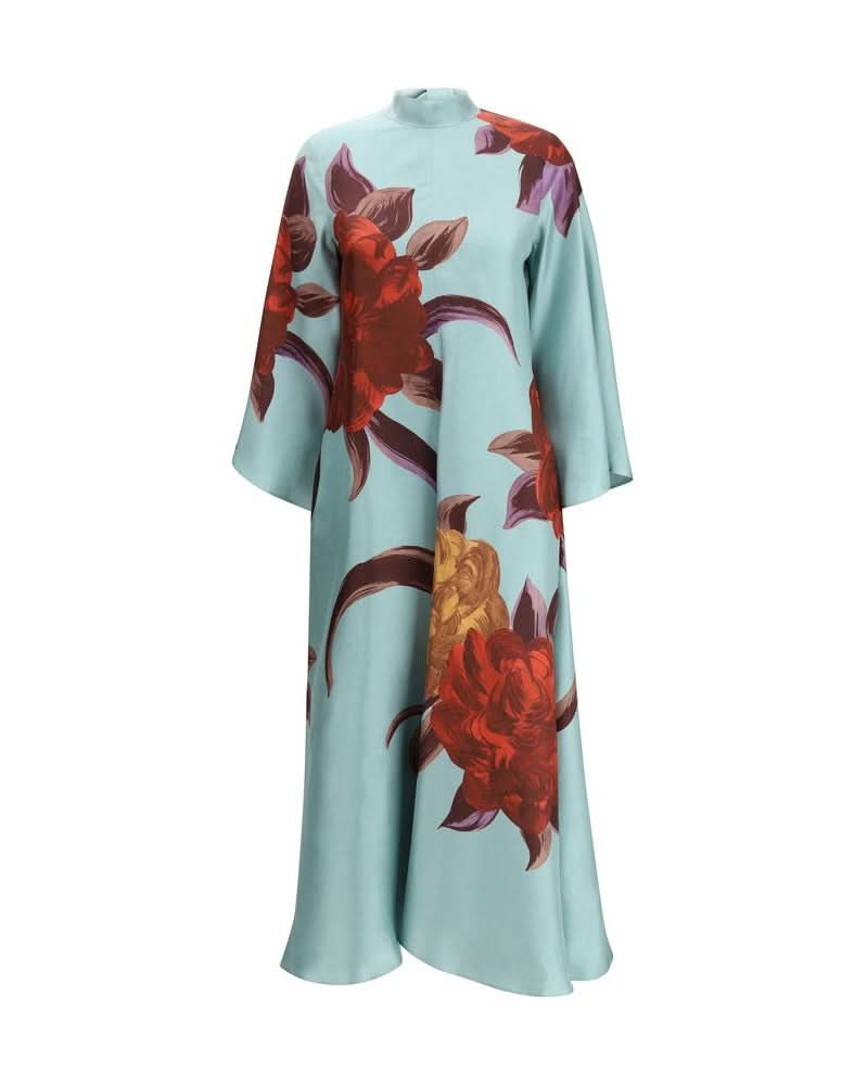 La Double J Multicolor Silk Casual Dress