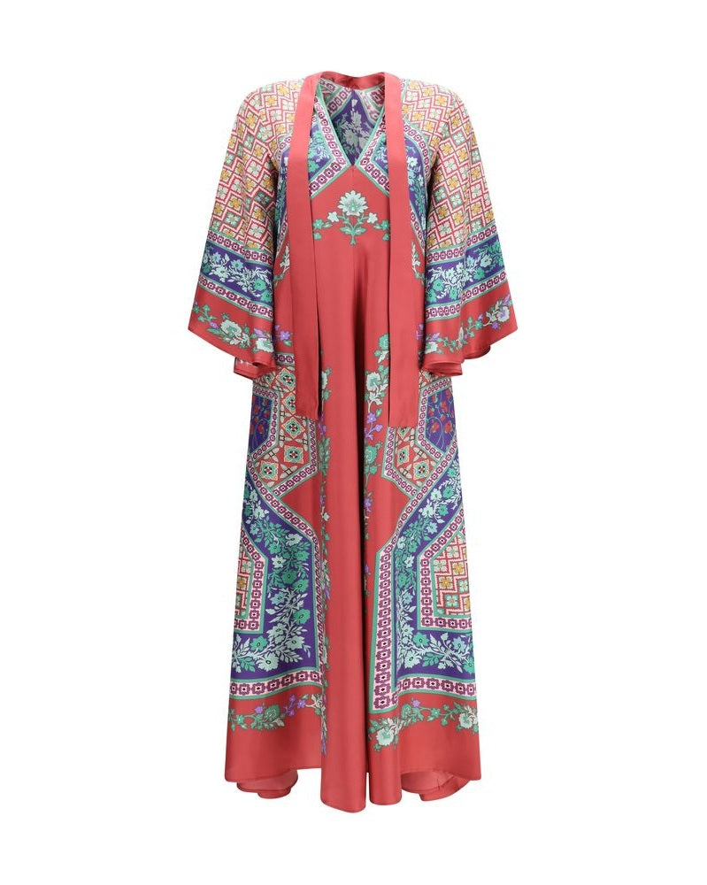 La Double J Multicolor Silk Dress Glam Steals