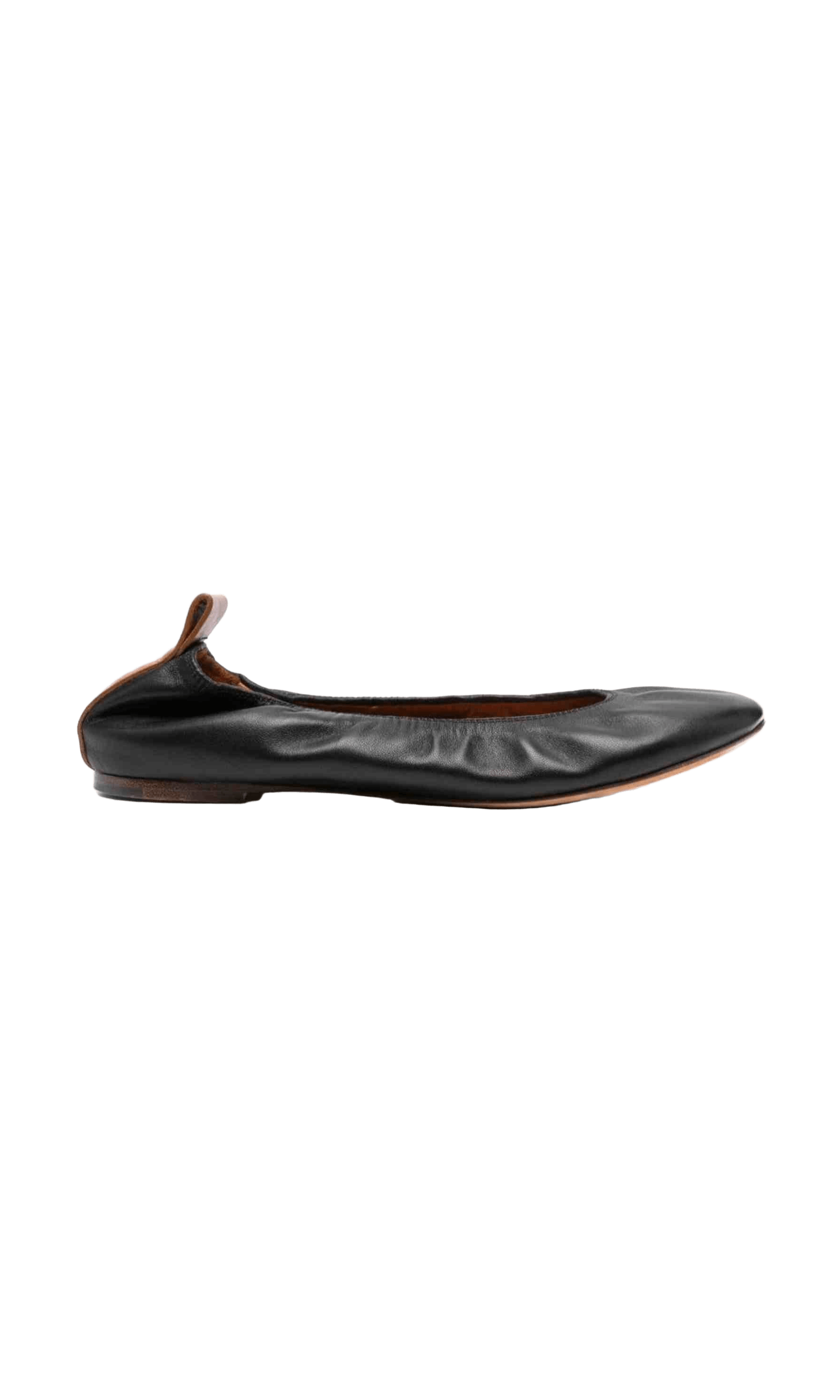 Lanvin Black Flat Shoes Glam Steals