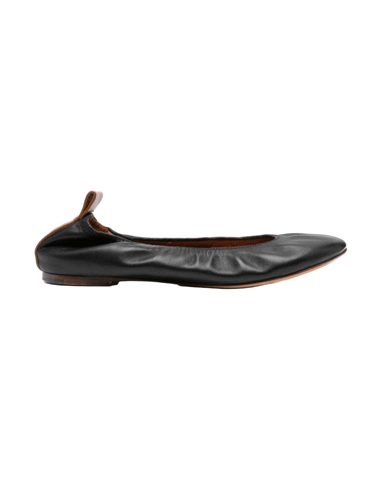 Lanvin Black Flat Shoes Glam Steals