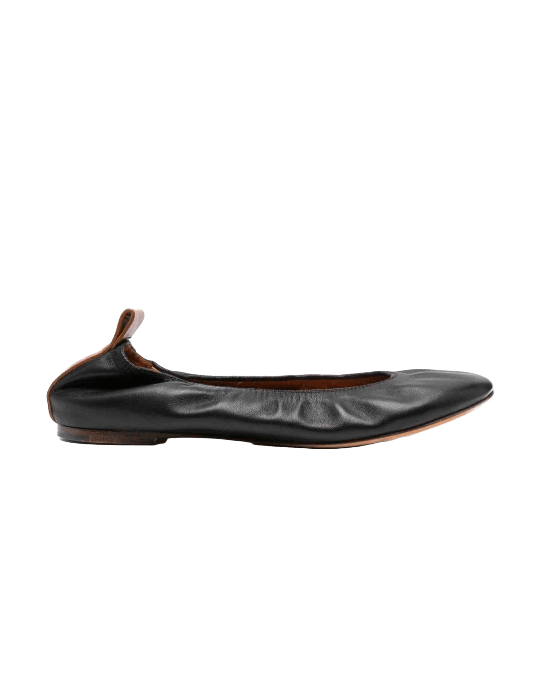 Lanvin Black Flat Shoes Glam Steals