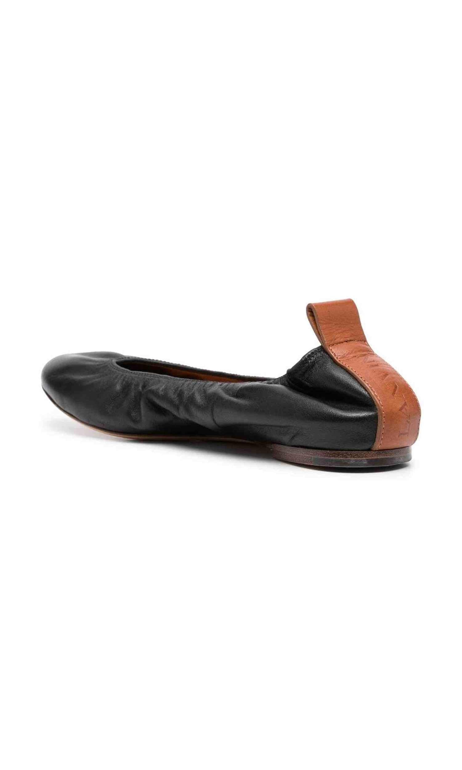 Lanvin Black Flat Shoes Glam Steals