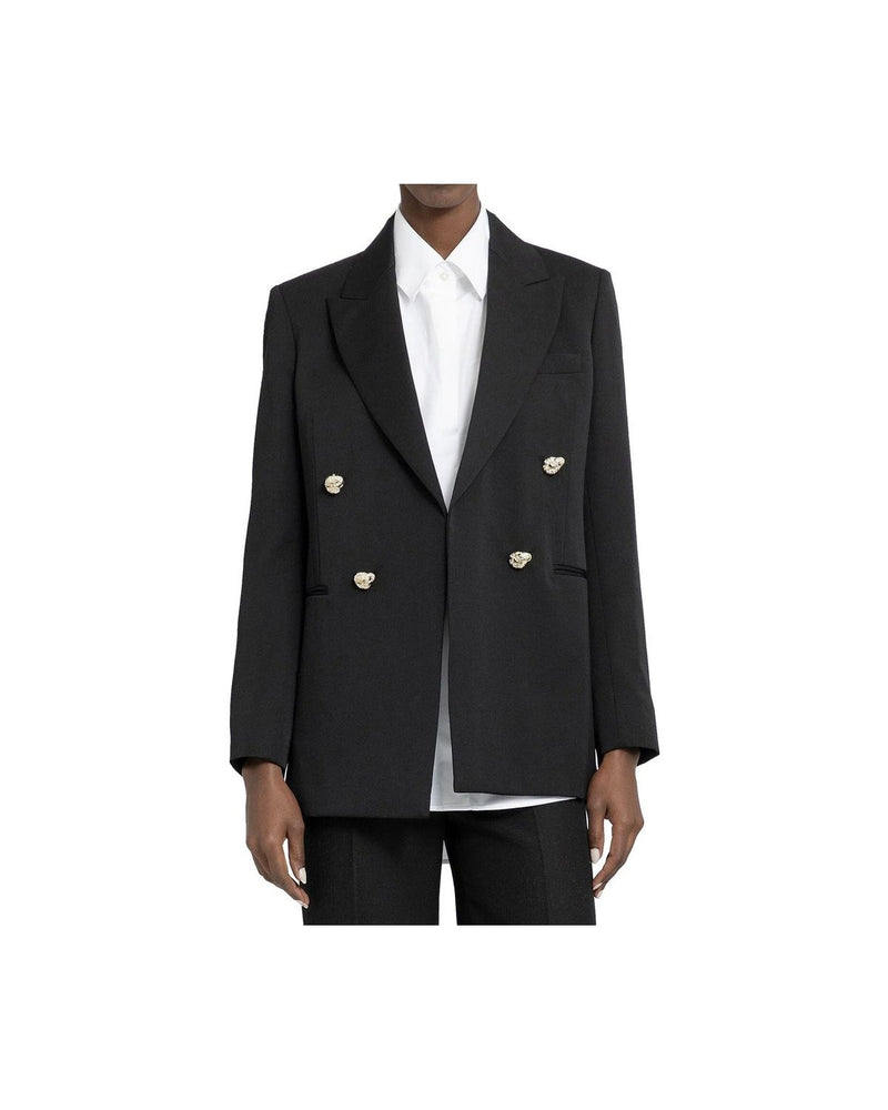 Lanvin Black Wool Virgin Blazer Glam Steals