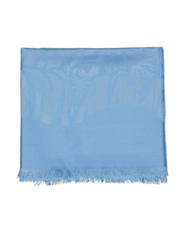 Lanvin Blue Silk Scarf Glam Steals