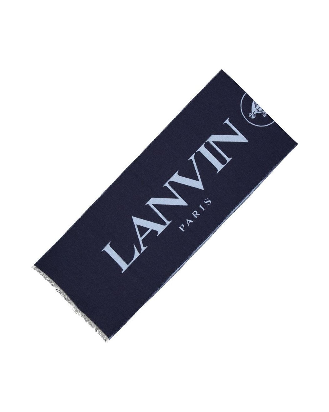 Lanvin Blue Silk Scarf Glam Steals