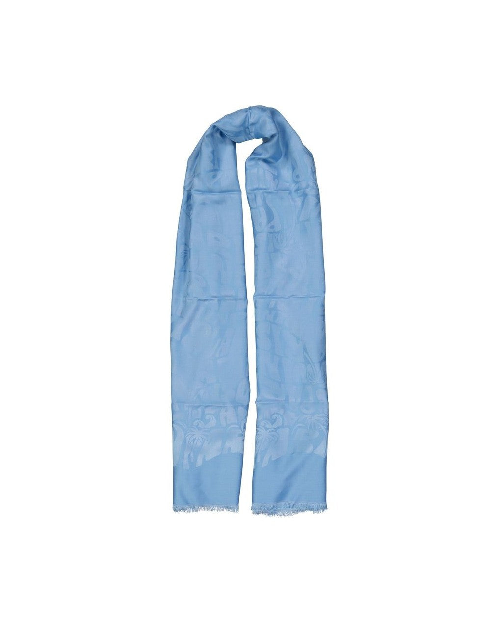 Lanvin Blue Silk Scarf Glam Steals