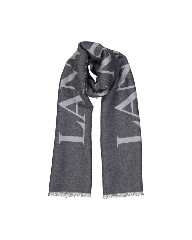 Lanvin Gray Silk Scarf Glam Steals