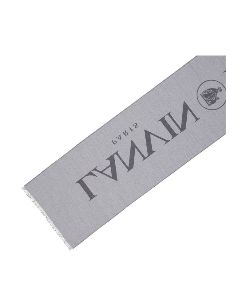 Lanvin Gray Silk Scarf Glam Steals
